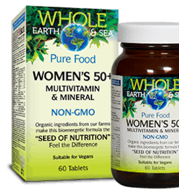 Natural Factors CANADIAN - Women’s Multivitamin - 50+ Whole Earth (60 tabs)