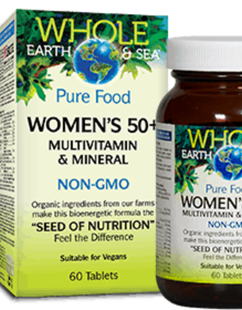 Natural Factors CANADIAN - Women’s Multivitamin - 50+ Whole Earth (60 tabs)