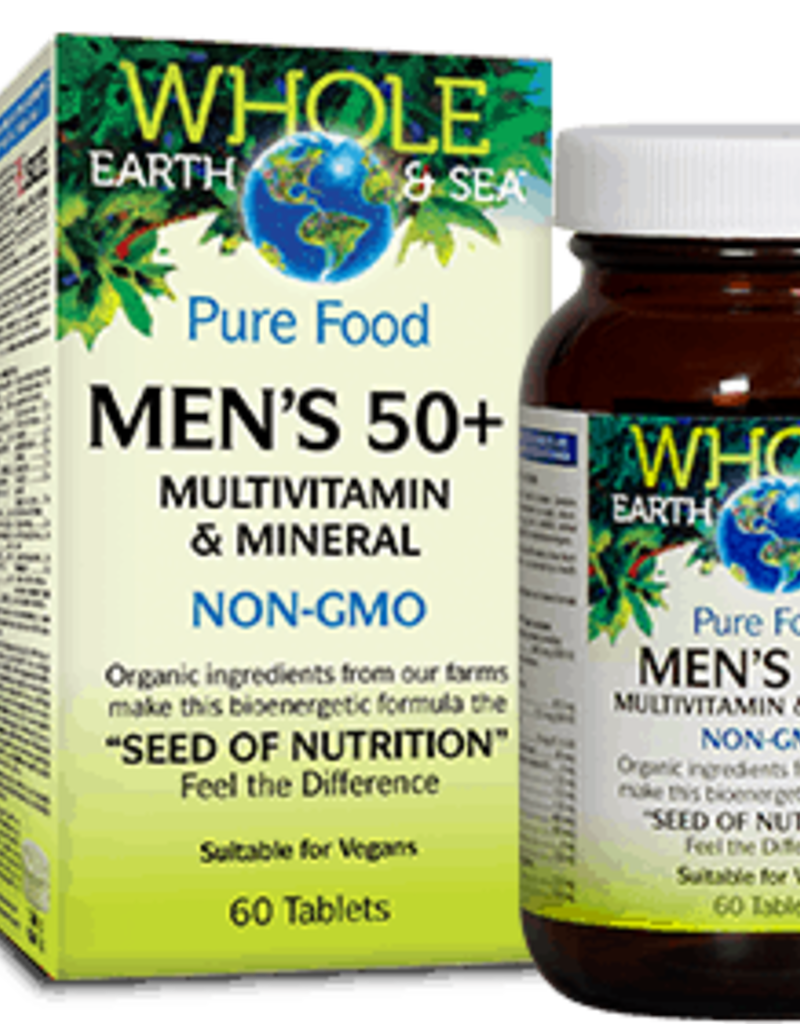 CANADIAN - Men's Multivitamin - 50+ Whole Earth (60 tabs)
