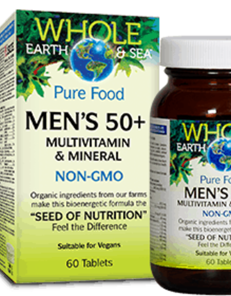 Men's Multivitamin - 50+ Whole Earth (60 tabs)