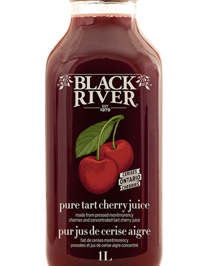 Tart Cherry Juice - Pure - Black River  (1L)