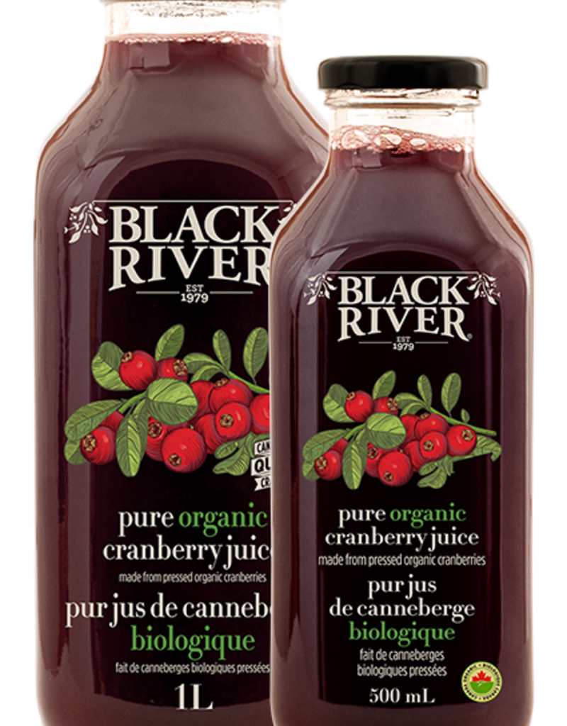 Cranberry Juice - Black River - Pure & Organic (1L)
