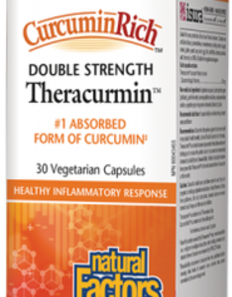 Natural Factors Curcumin - Double Strength Theracurmin (30 CAPSULES)