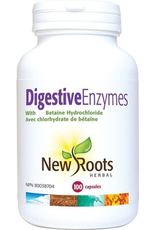 CANADIAN - Digestive Enzymes - Betaine Hydro - New Roots  (100 caps)