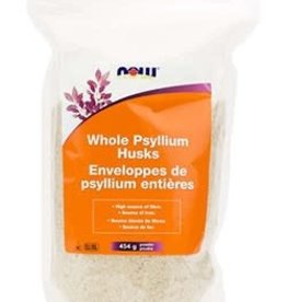 NOW Psyllium Husk - Whole, Powder (454g)