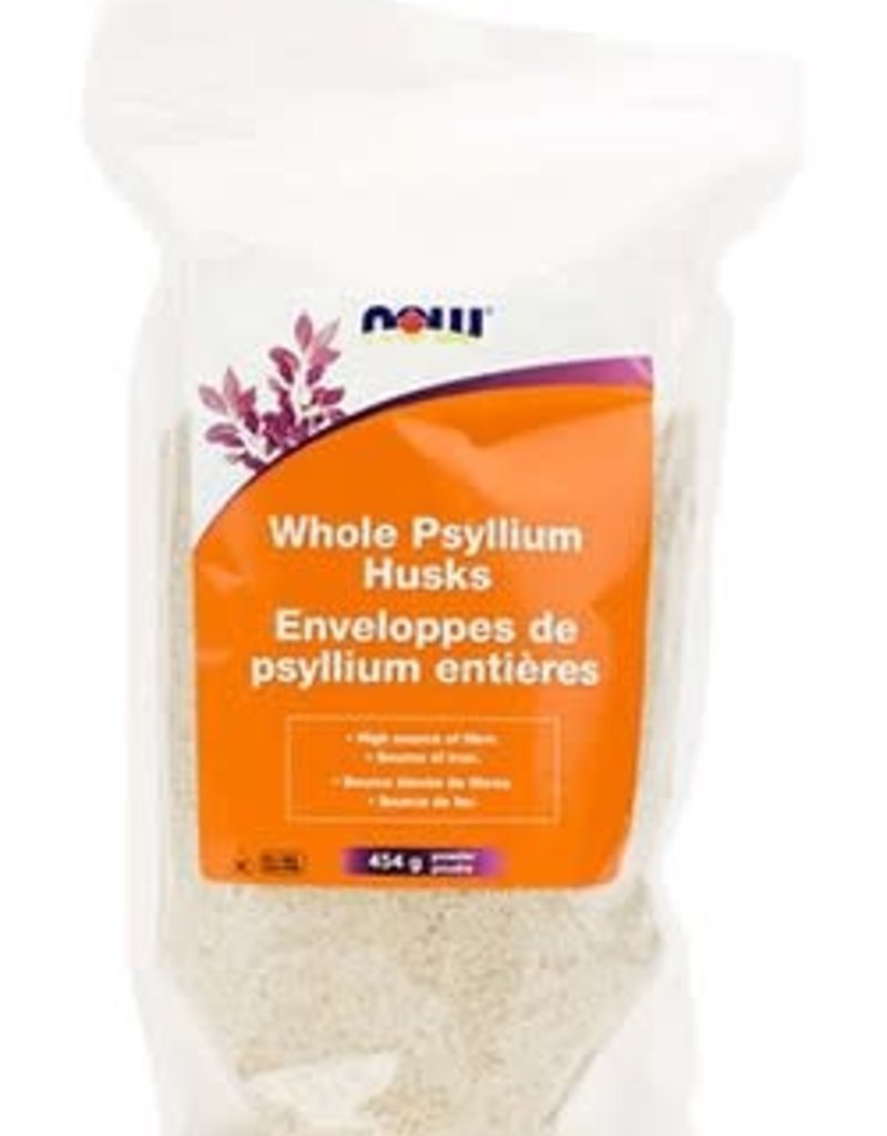 NOW Psyllium Husk - Whole, Powder (454g)