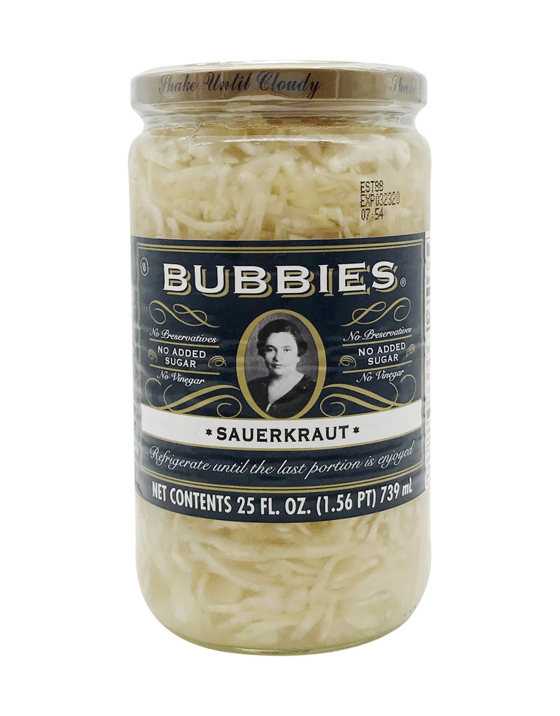 Sauerkraut- Bubbies (750ml)