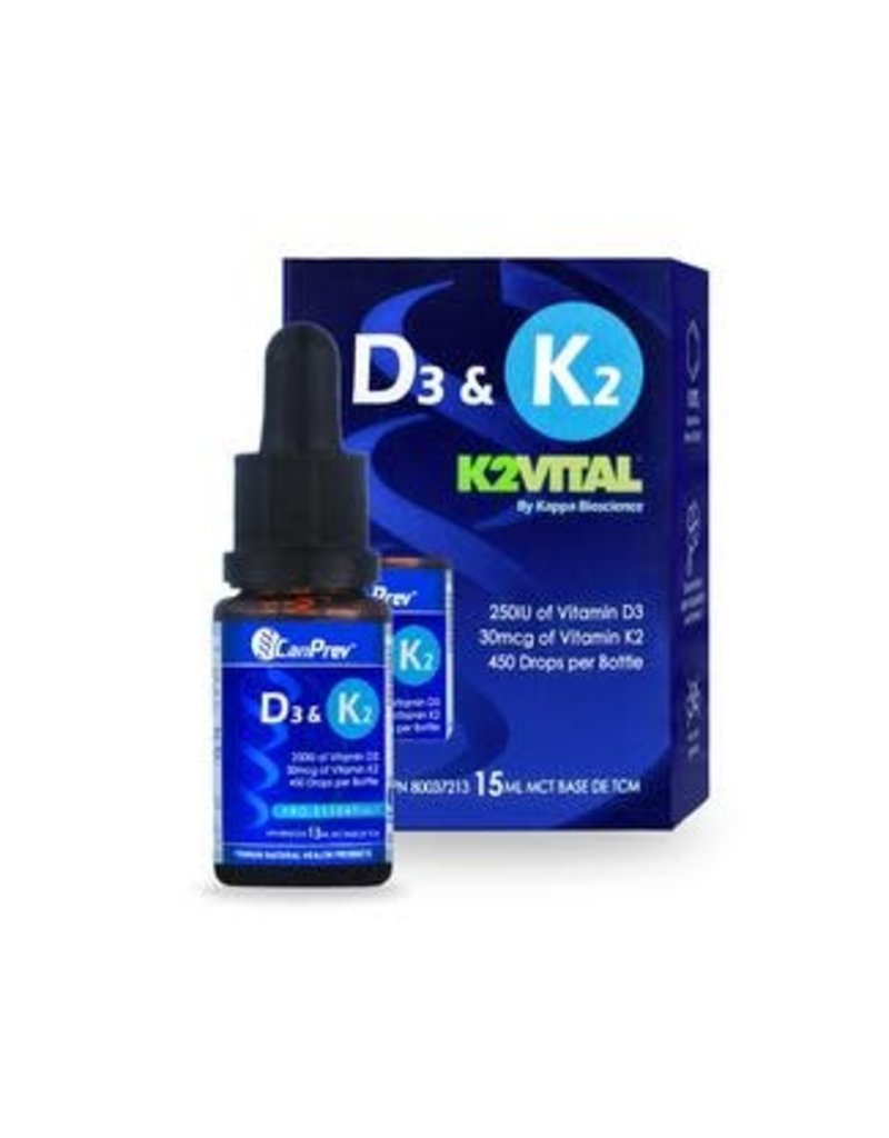 CanPrev CANADIAN -  Vitamin K - K2 Vital 30mcg (15mL)