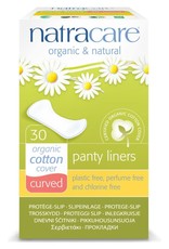 Panty Liners - Organic  Natracare  - Curved (30 pack)