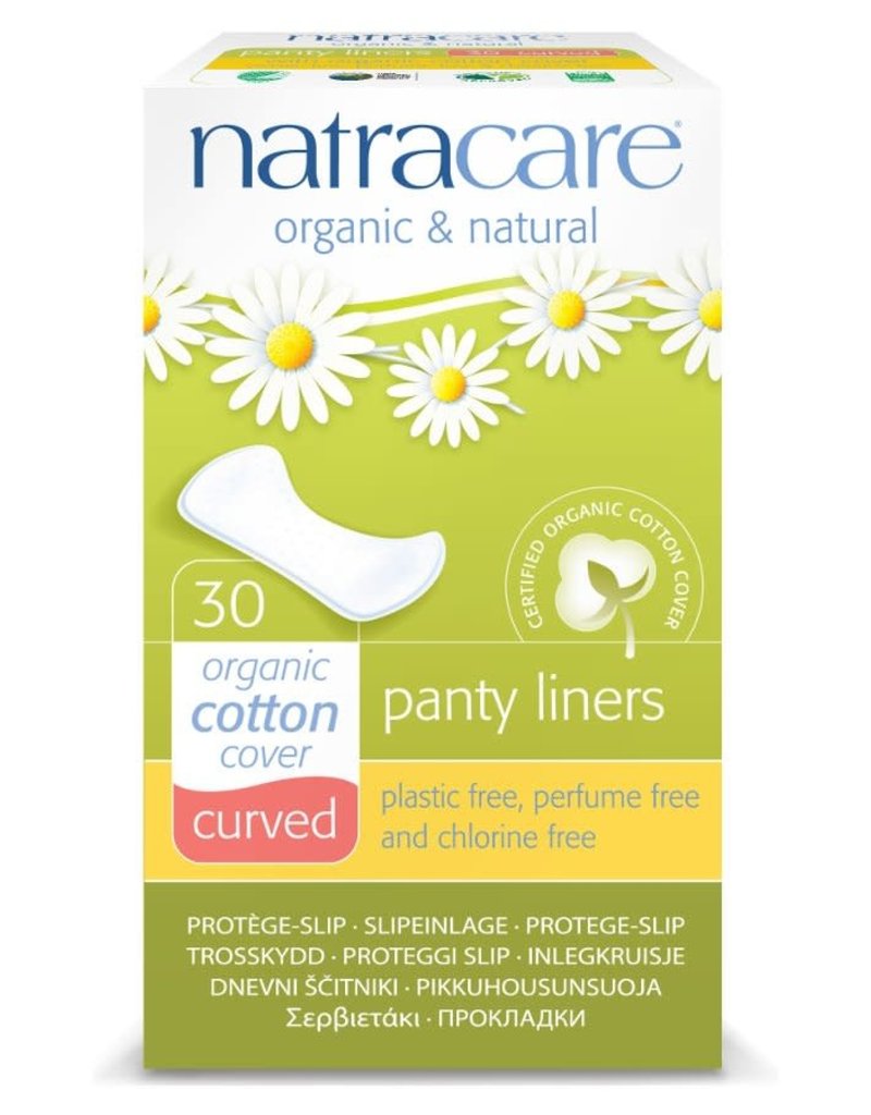 Panty Liners - Organic  Natracare  - Curved (30 pack)