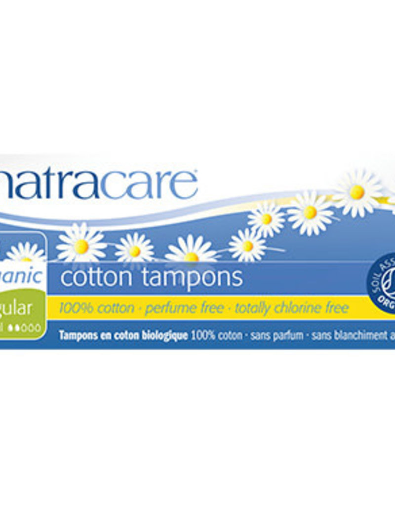 Tampons - Natracare - Organic Cotton - Regular (20 count)