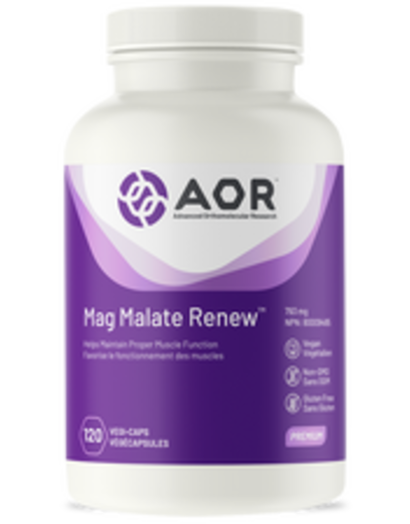 AOR CANADIAN - Magnesium - Mag Malate Renew (120 caps)