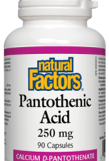 Natural Factors CANADIAN - Pantothenic Acid 250mg (90caps)