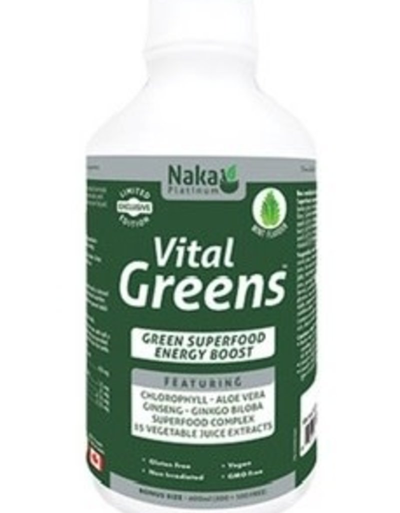 Naka Greens - Vital Greens - Superfood Energy Boost (600mL)