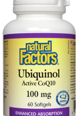 Natural Factors Ubiquinol - Active CoQ10 100mg (60 softgels)
