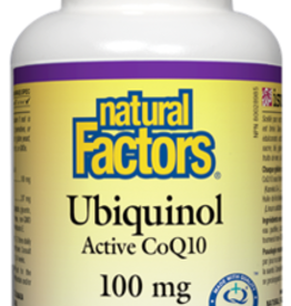 Natural Factors Ubiquinol - Active CoQ10 100mg (60 softgels)