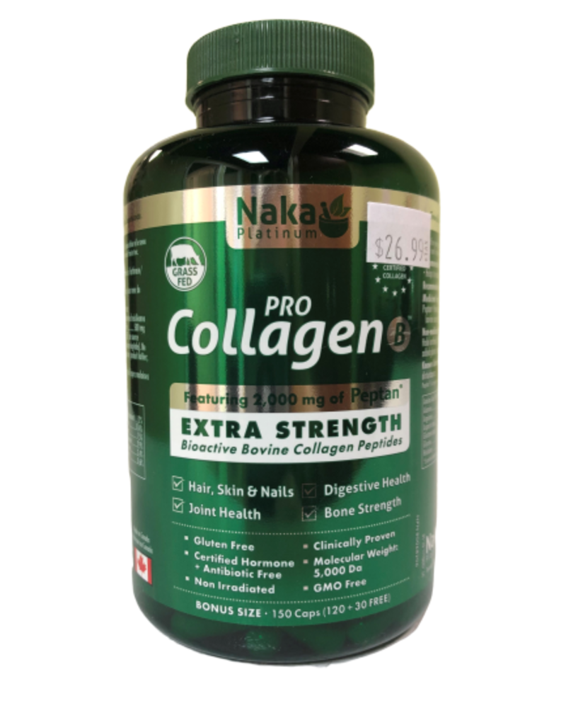 Naka CANADIAN - Collagen - PRO Bovine 2000mg Peptan (150 caps)