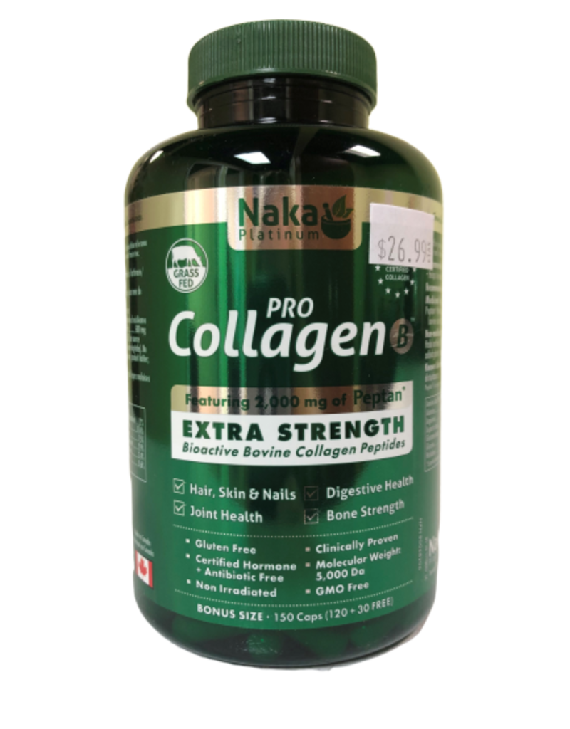Naka Collagen - PRO Bovine 2000mg Peptan (150 caps)