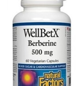 Natural Factors CANADIAN - Berberine WellBetX 500mg (60 caps)