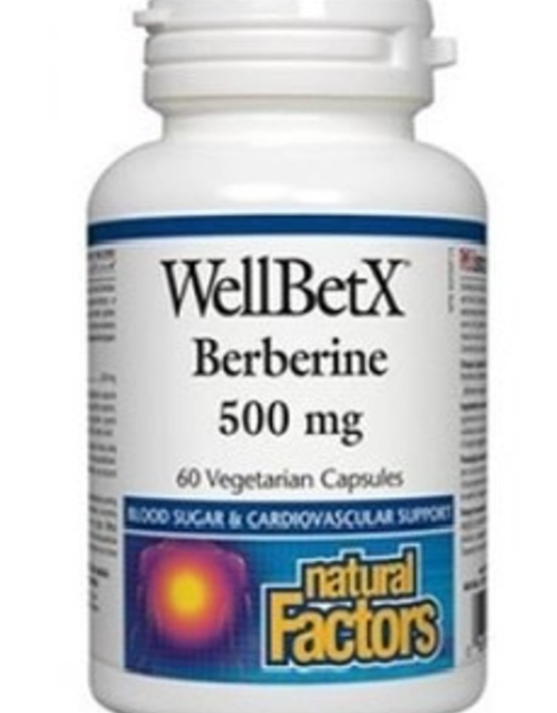 Natural Factors CANADIAN - Berberine WellBetX 500mg (60 caps)