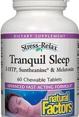 Natural Factors Sleep Support - Tranquil Sleep - Tropical Fruit (60Chew)