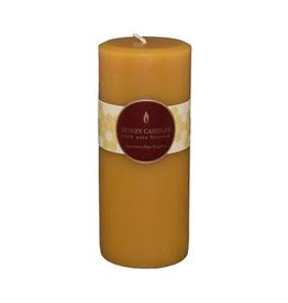 Candle - 7" Pillar Natural 100% Pure Beeswax