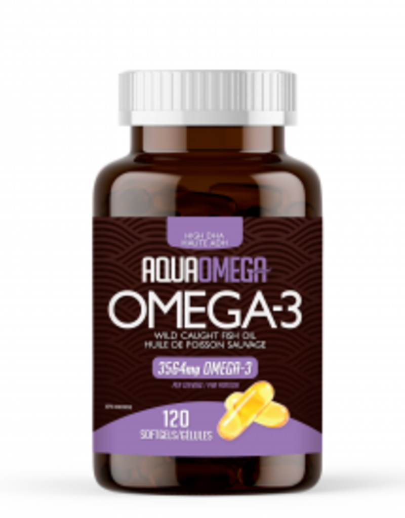 Omega 3's - High DHA - AquaOmega (120sg)