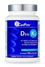 CanPrev CANADIAN - D3 & K2 - Canprev  (120caps)