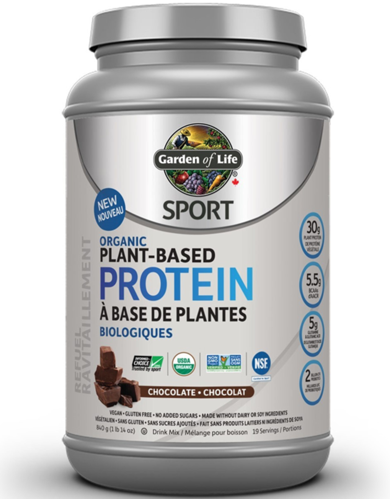 Garden Of Life Protein Powder - Organic Plant-Based - Chocolate (840g)