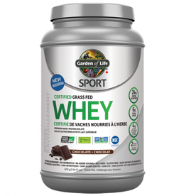 Garden Of Life Protein Powder - Certified Grass Fed Whey - Chocolate (640g)