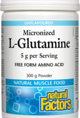 Natural Factors L-Glutamine - Micronized Powder (300g)