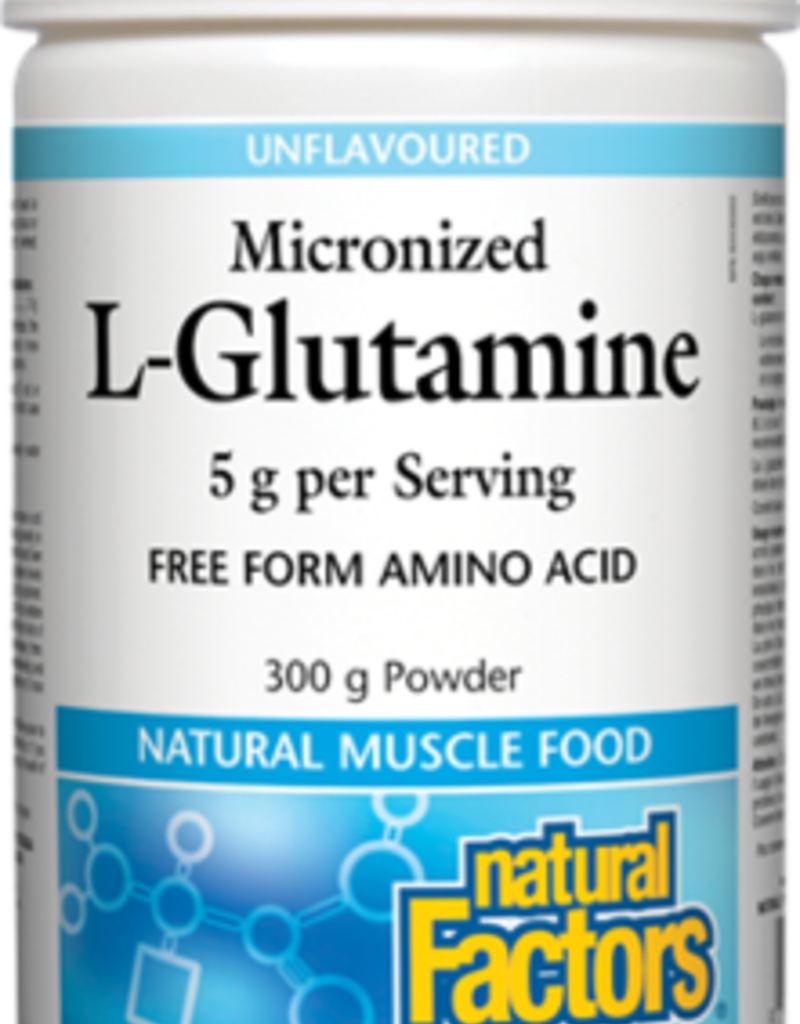 Natural Factors L-Glutamine - Micronized Powder - Natural Factors (300g)