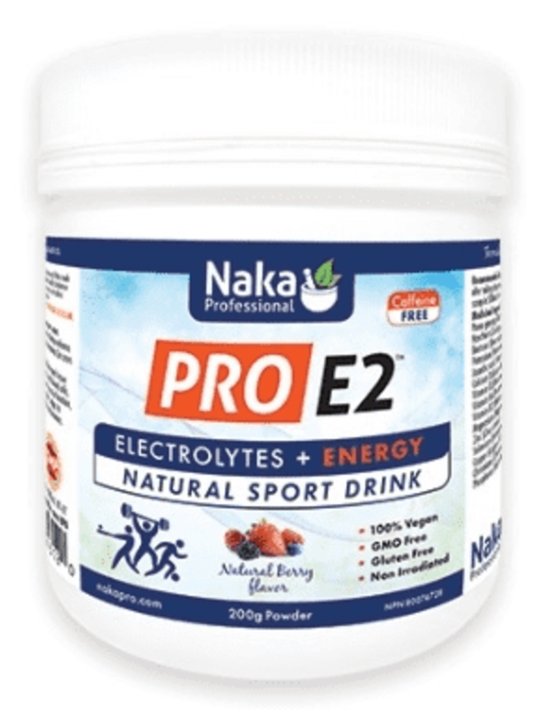Naka Electrolytes - PRO E2 Electrolytes + Energy Powder - Berry (200g)