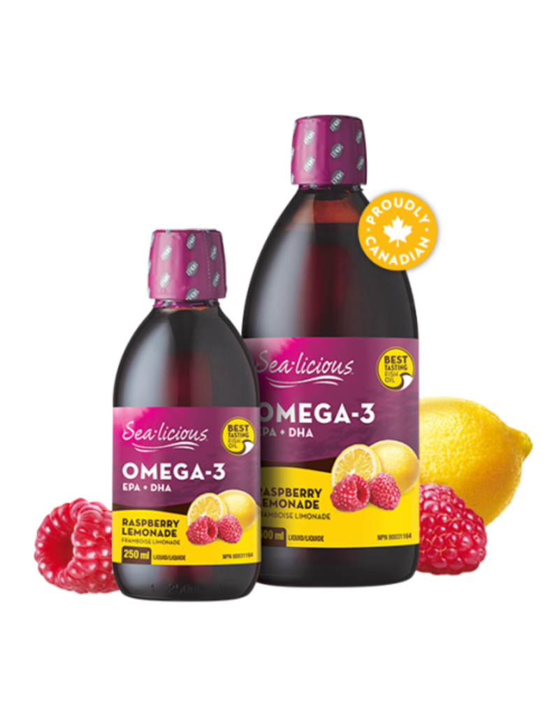 Omega 3's - EPA + DHA - Raspberry Lemonade (500mL)