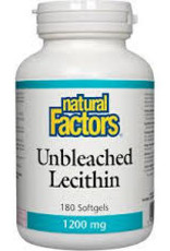 Natural Factors CANADIAN  - Lecithin - Unbleached 1200mg (180 softgels)