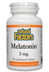 Natural Factors CANADIAN - Melatonin Sublingual 3mg (90tb)