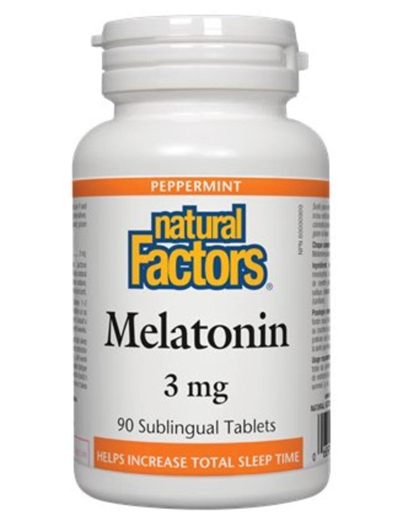 Natural Factors CANADIAN - Melatonin Sublingual 3mg (90tb)