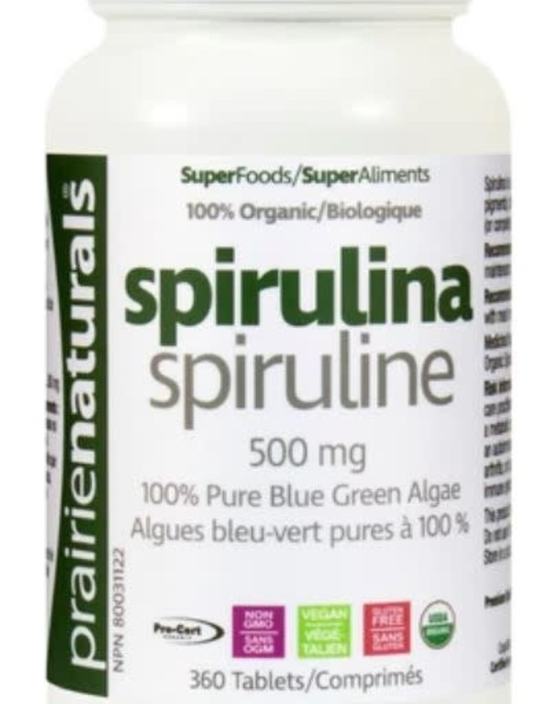 CANADIAN - Spirulina - Organic 500mg (360 tabs)