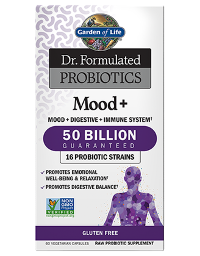 Garden Of Life Probiotics - Mood+ - 50 Billion CFU (SS) (60 caps)