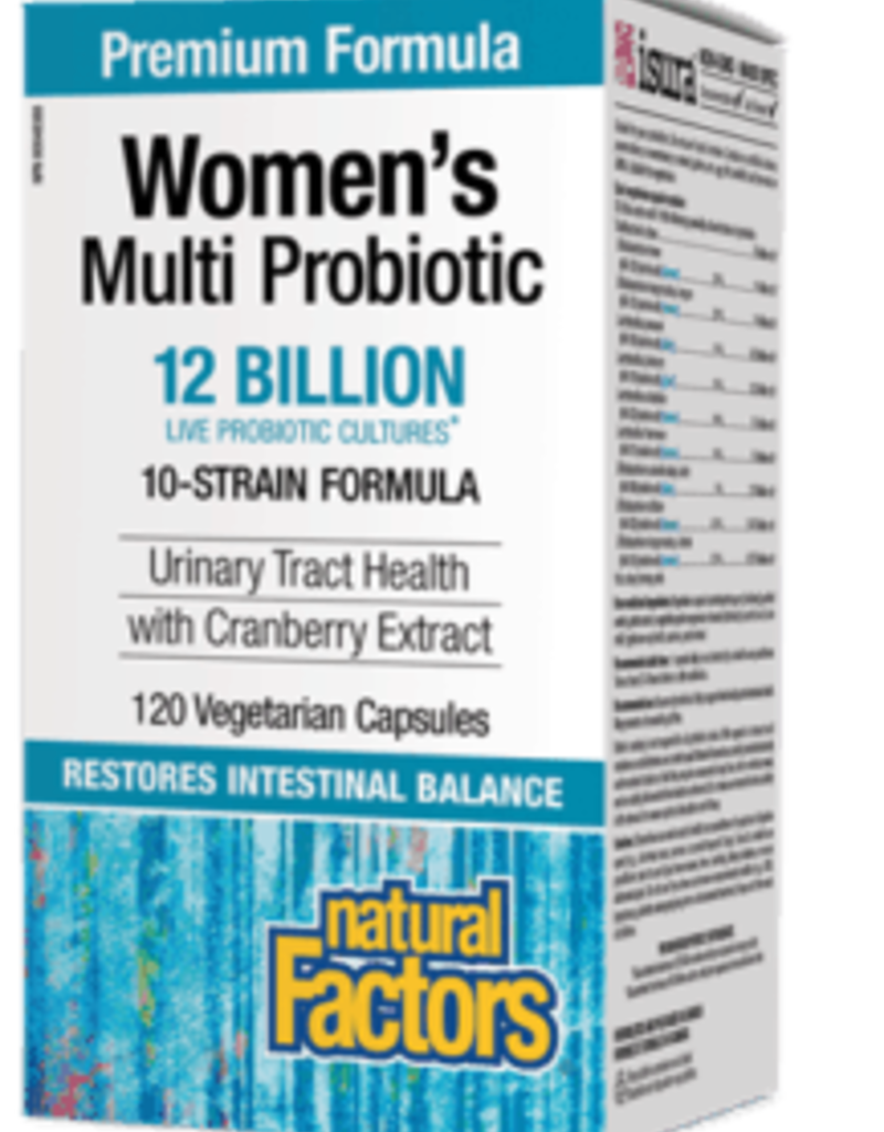 Natural Factors Probiotics - Women’s Multi - 12 Billion CFU (60 caps)