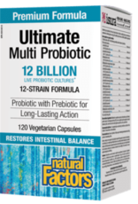 Natural Factors Probiotics - Ultimate Multi - 12 Billion CFU (120 caps)