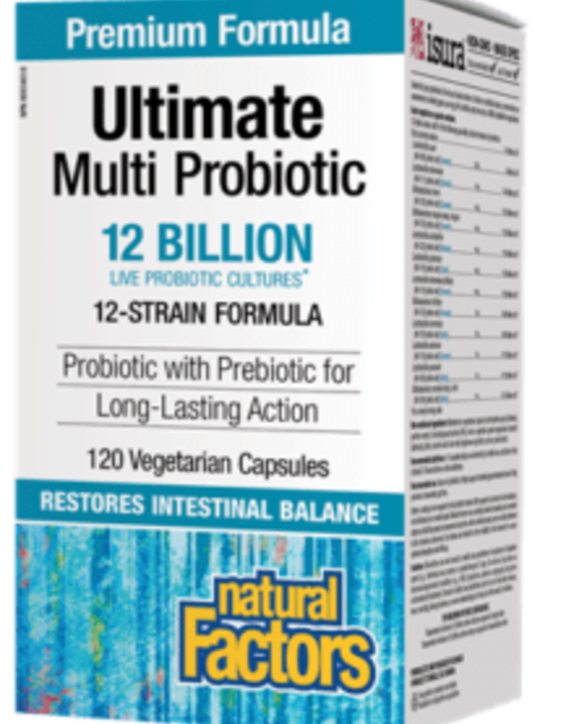 Natural Factors Probiotics - Ultimate Multi - 12 Billion CFU (120 caps)