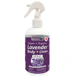 Naka CANADIAN - Body + Linen Spray - Vegan Organic - Lavender (340mL)