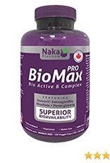 Naka Vitamin B - PRO BioMax Active B Complex (150 caps)
