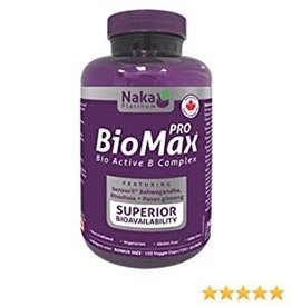 Naka CANADIAN - Vitamin B - PRO BioMax Active B Complex (150 caps)