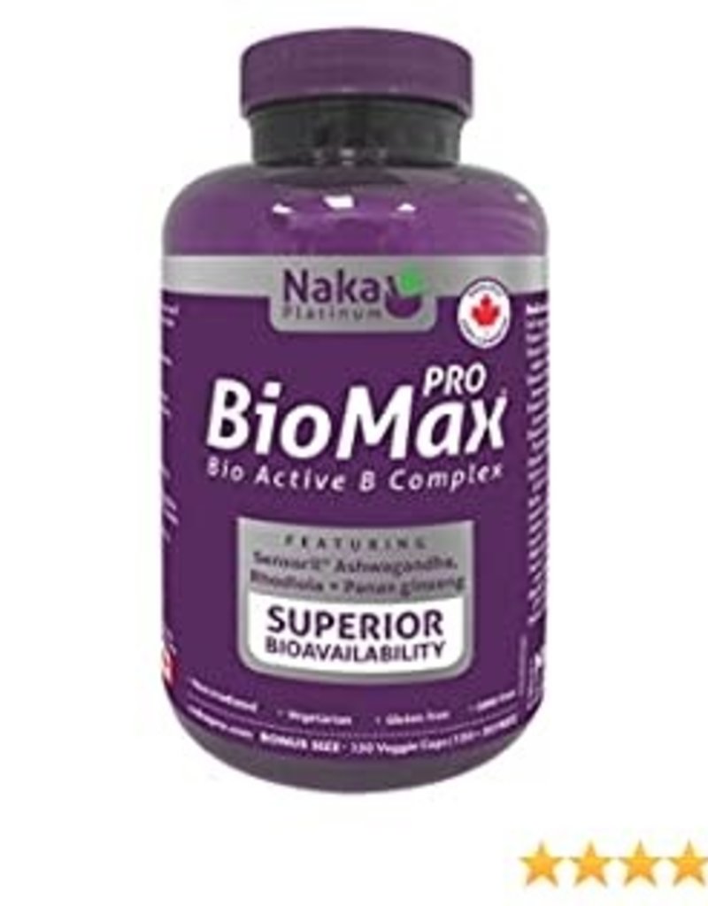 Naka CANADIAN - Vitamin B - PRO BioMax Active B Complex (150 caps)