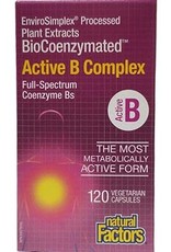 Natural Factors CANADIAN - Vitamin B - BioCoenzymated Active B Complex (120 caps)