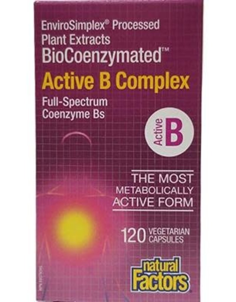 Natural Factors CANADIAN - Vitamin B - BioCoenzymated Active B Complex (120 caps)
