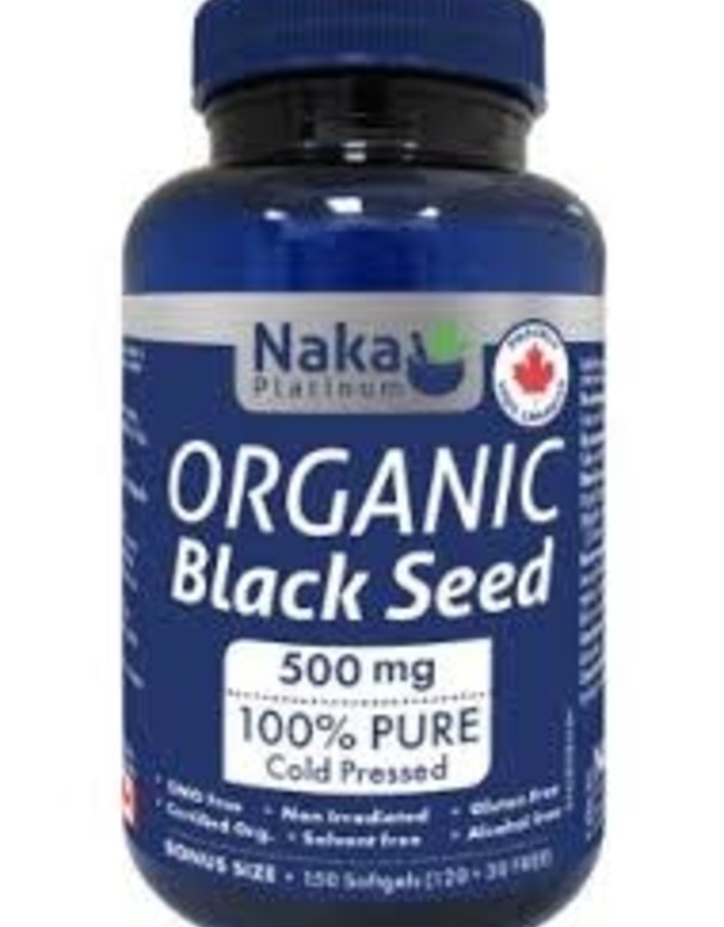 Naka CANADIAN - Black Cumin Seed - Organic 500mg (150sg)