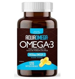 Omega 3's -  High EPA 3456mg  AquaOmega (120 softgels)